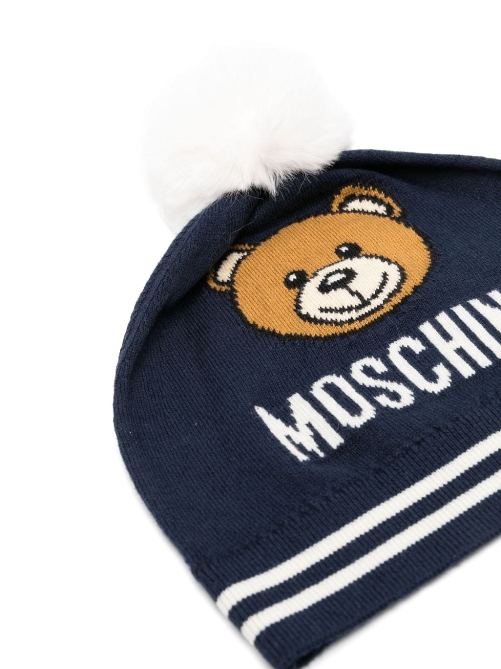 Moschino Kids cappello con pompon - Ninna Nanna