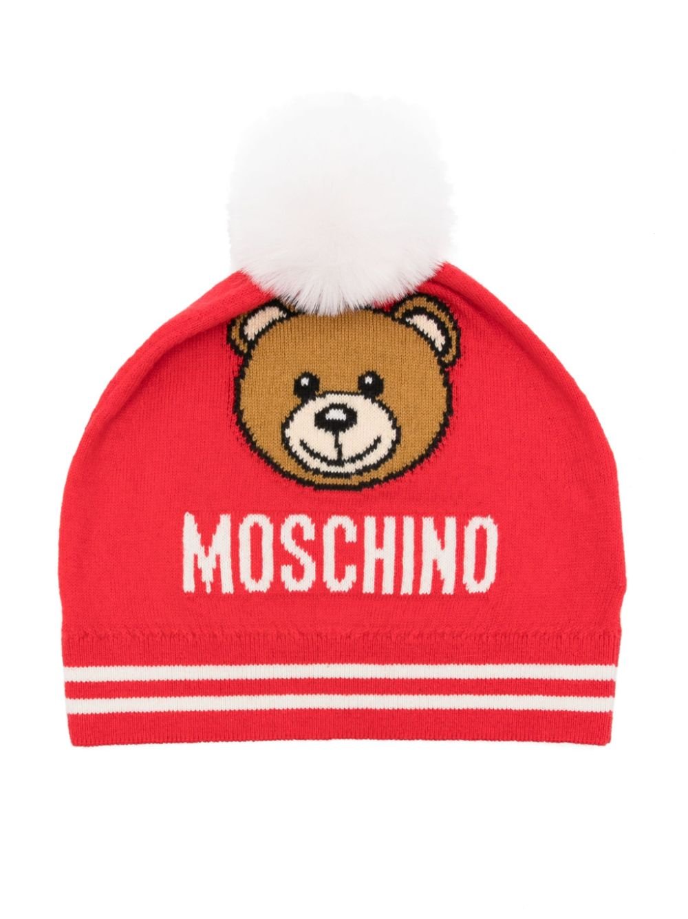 Moschino Kids cappello con pompon - Ninna Nanna