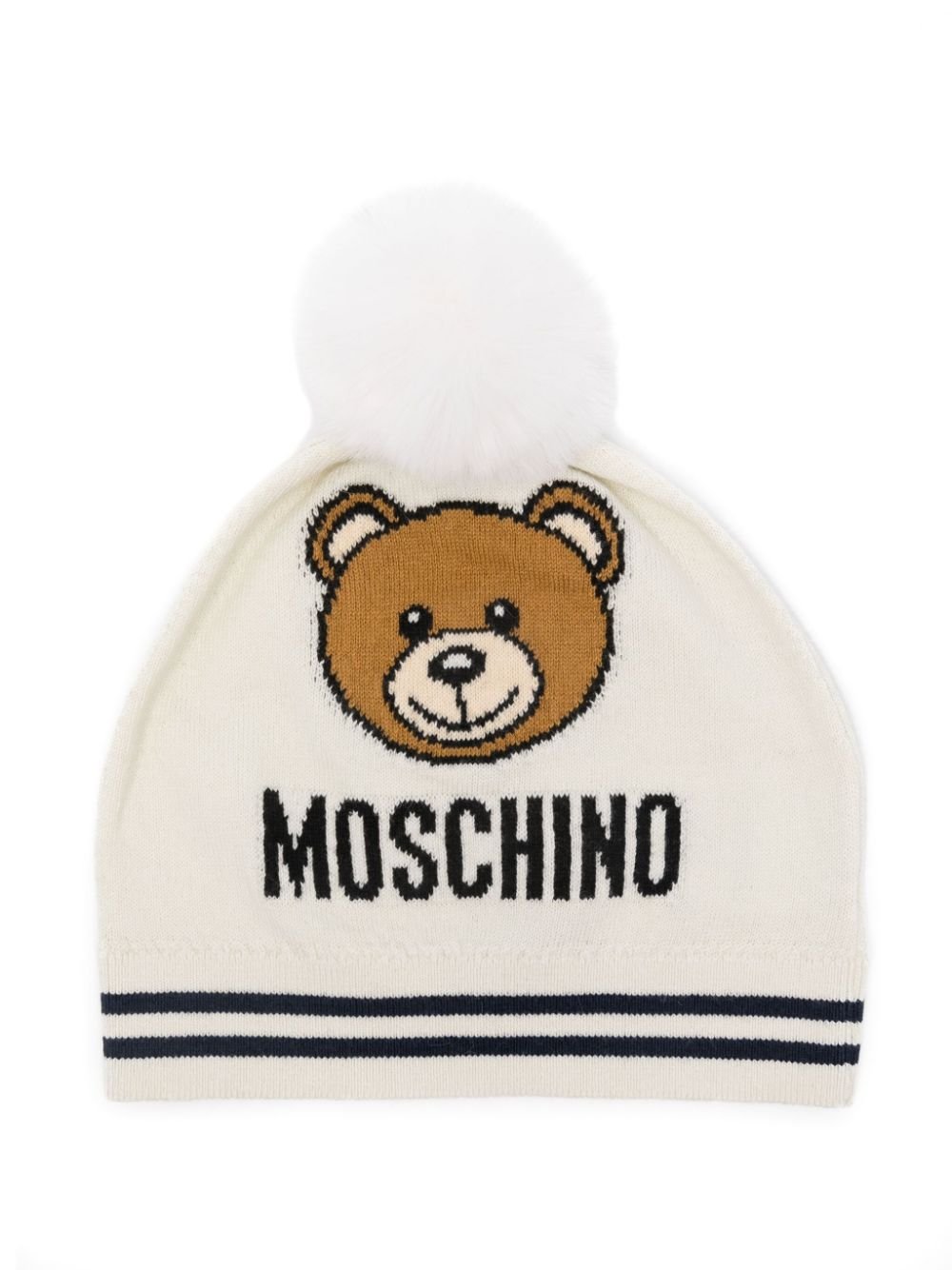 Moschino Kids cappello con pompon - Ninna Nanna