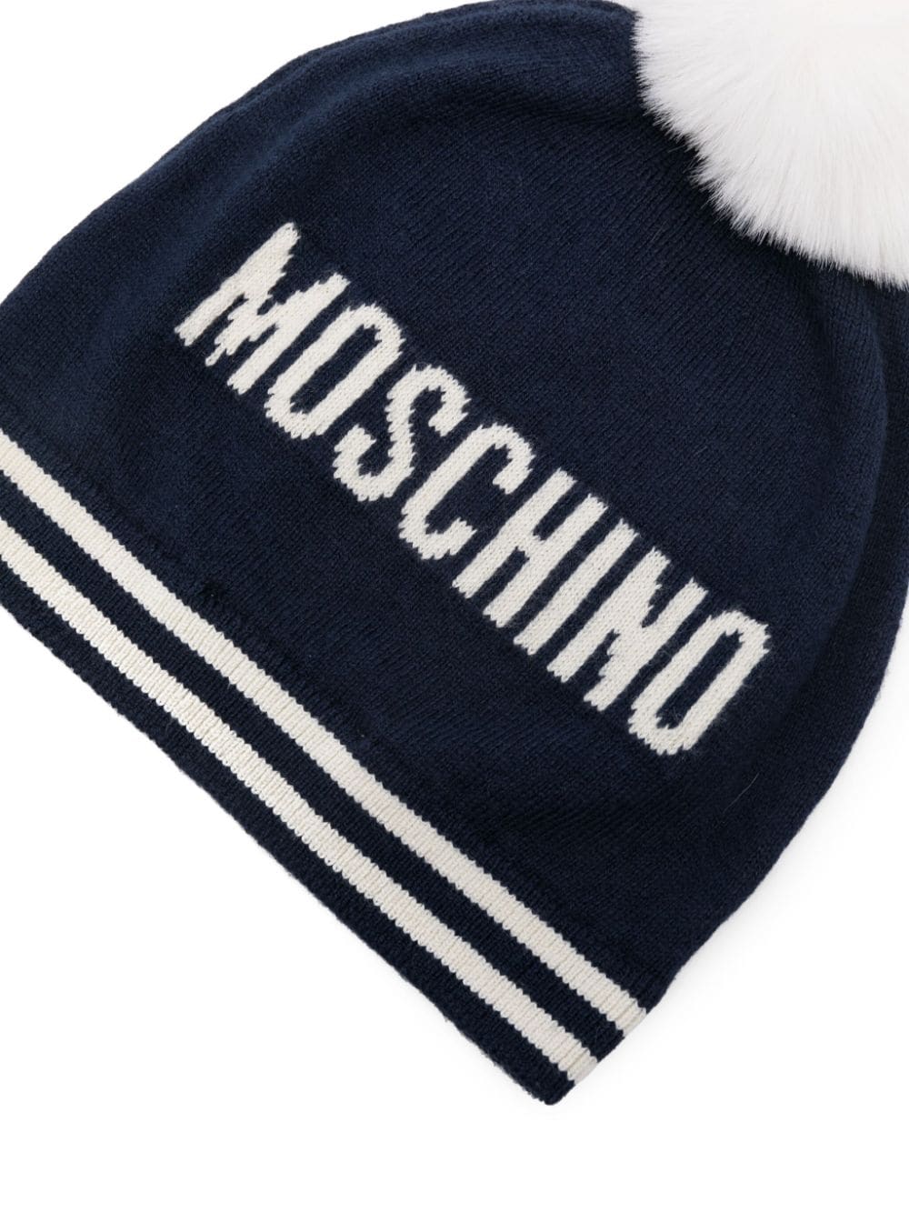 Moschino Kids cappello con pompon - Ninna Nanna