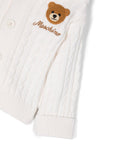 Moschino Kids cardigan con cappuccio - Ninna Nanna