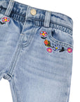 Moschino Kids jeans con ricamo - Ninna Nanna