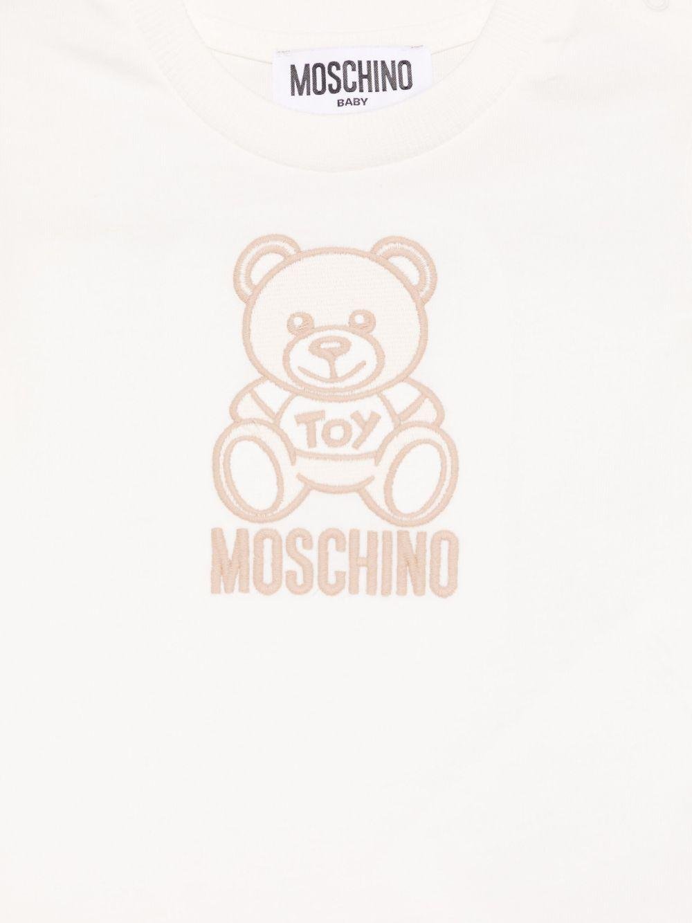 Moschino Kids t-shirt con ricamo - Ninna Nanna