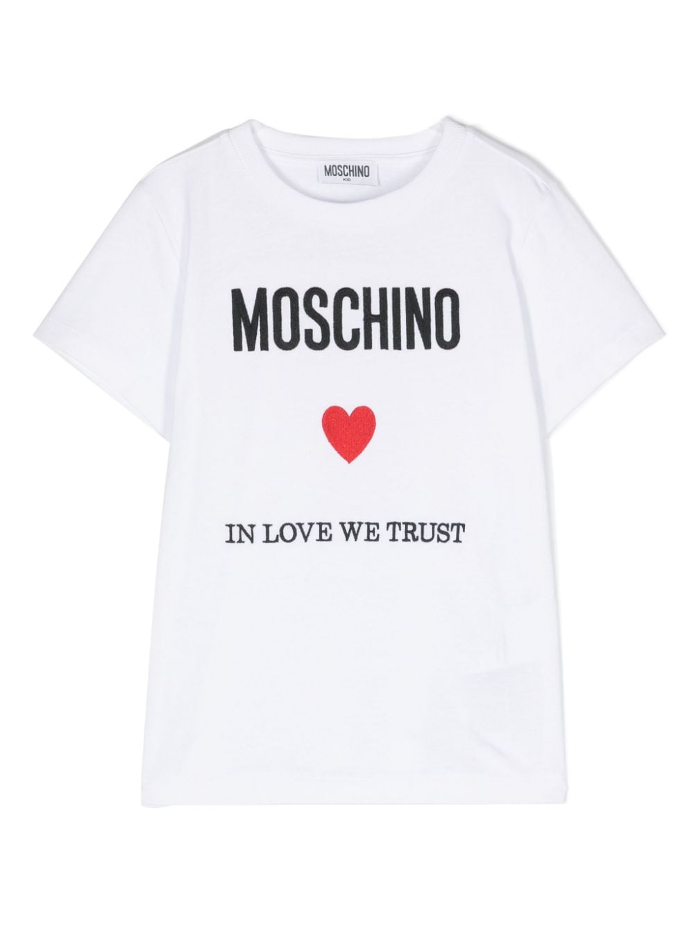 Moschino Kids t-shirt con ricamo - Ninna Nanna