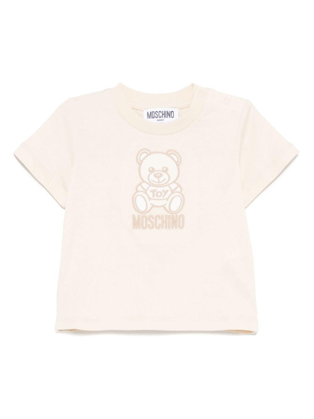 Moschino Kids t-shirt con ricamo - Ninna Nanna
