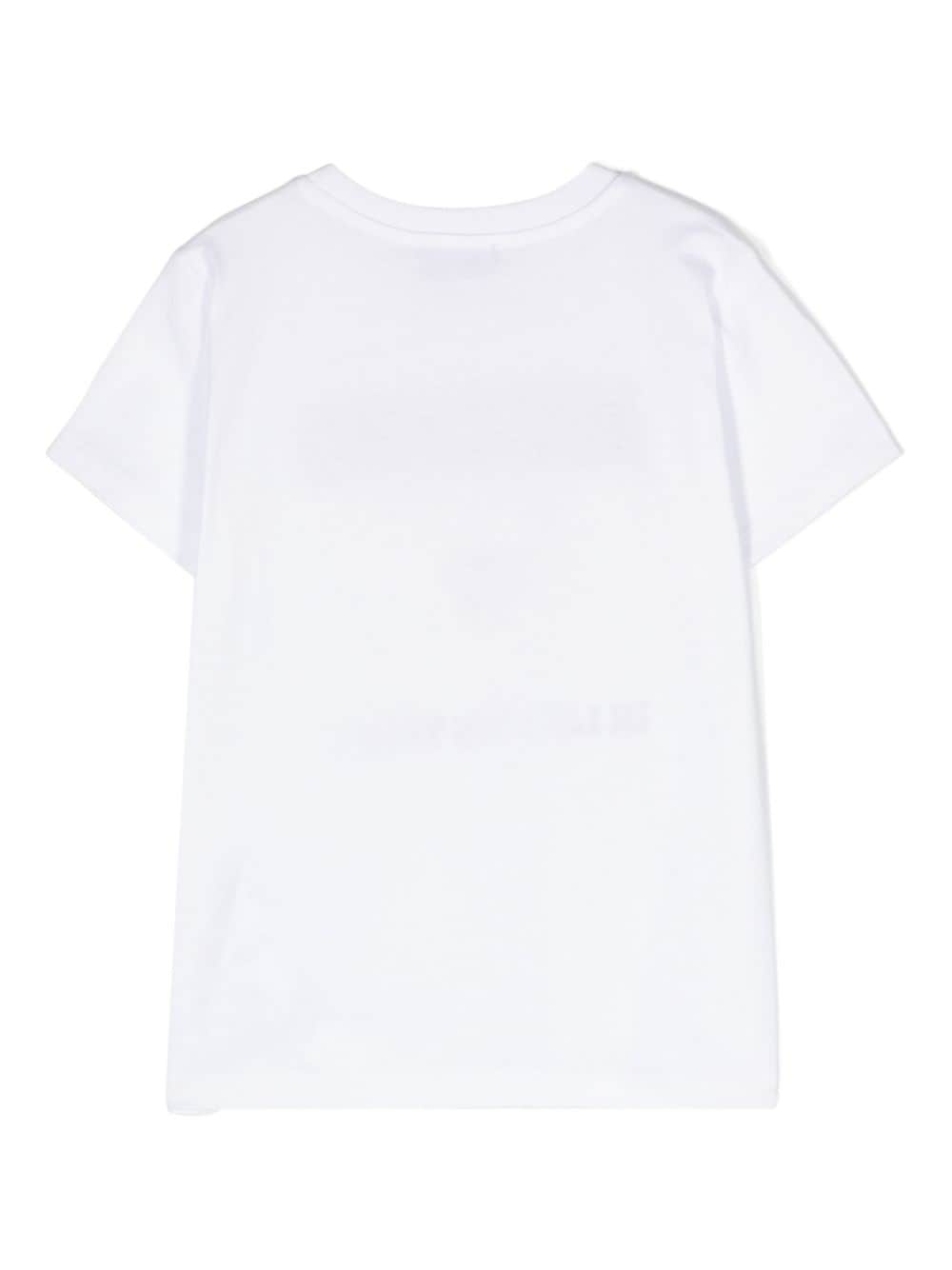 Moschino Kids t-shirt con ricamo - Ninna Nanna