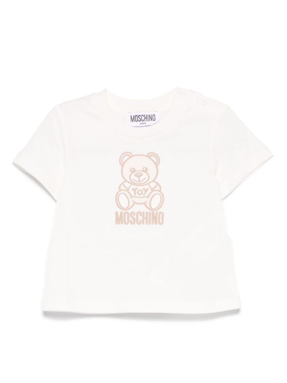 Moschino Kids t-shirt con ricamo - Ninna Nanna