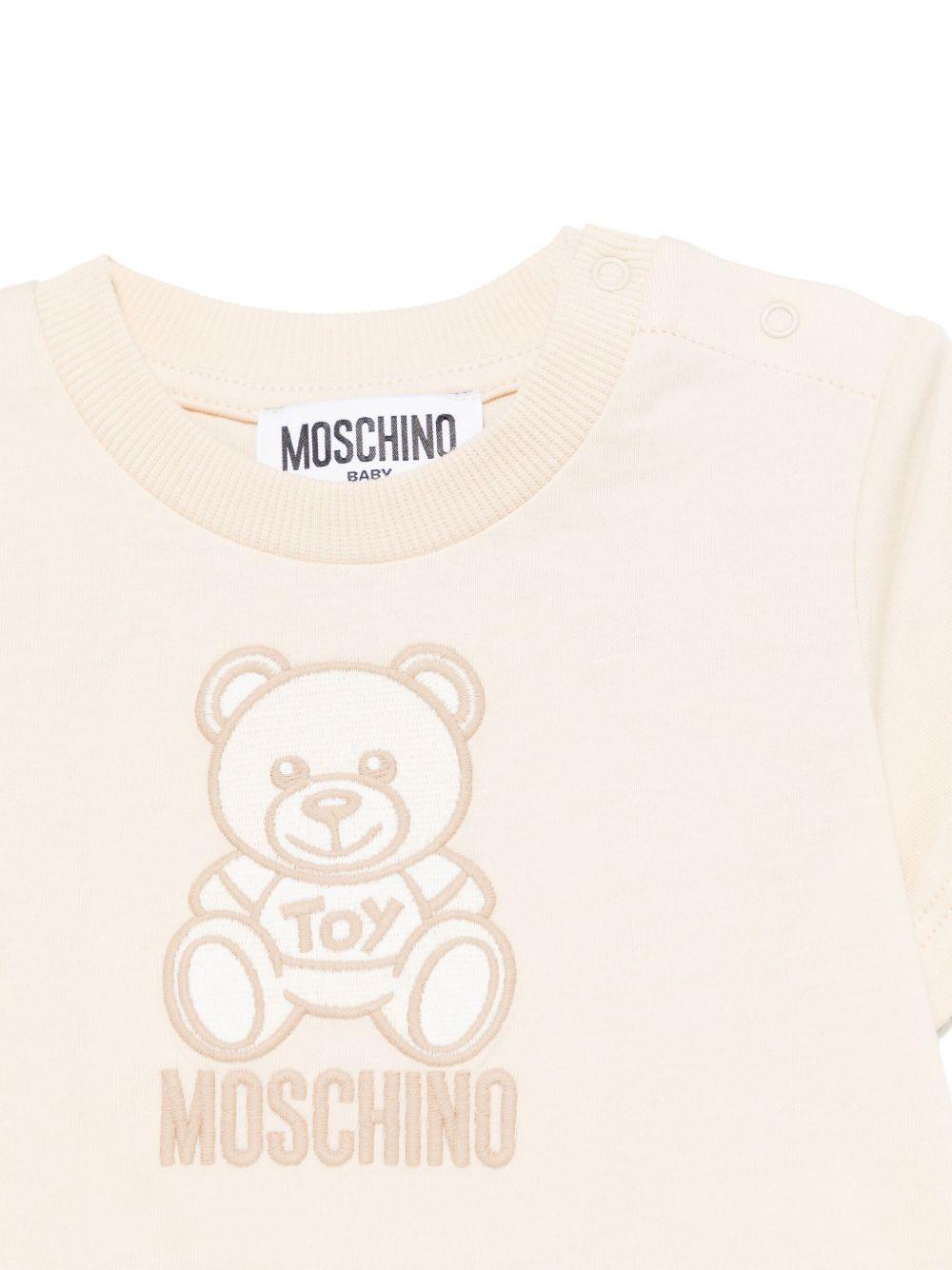Moschino Kids t-shirt con ricamo - Ninna Nanna