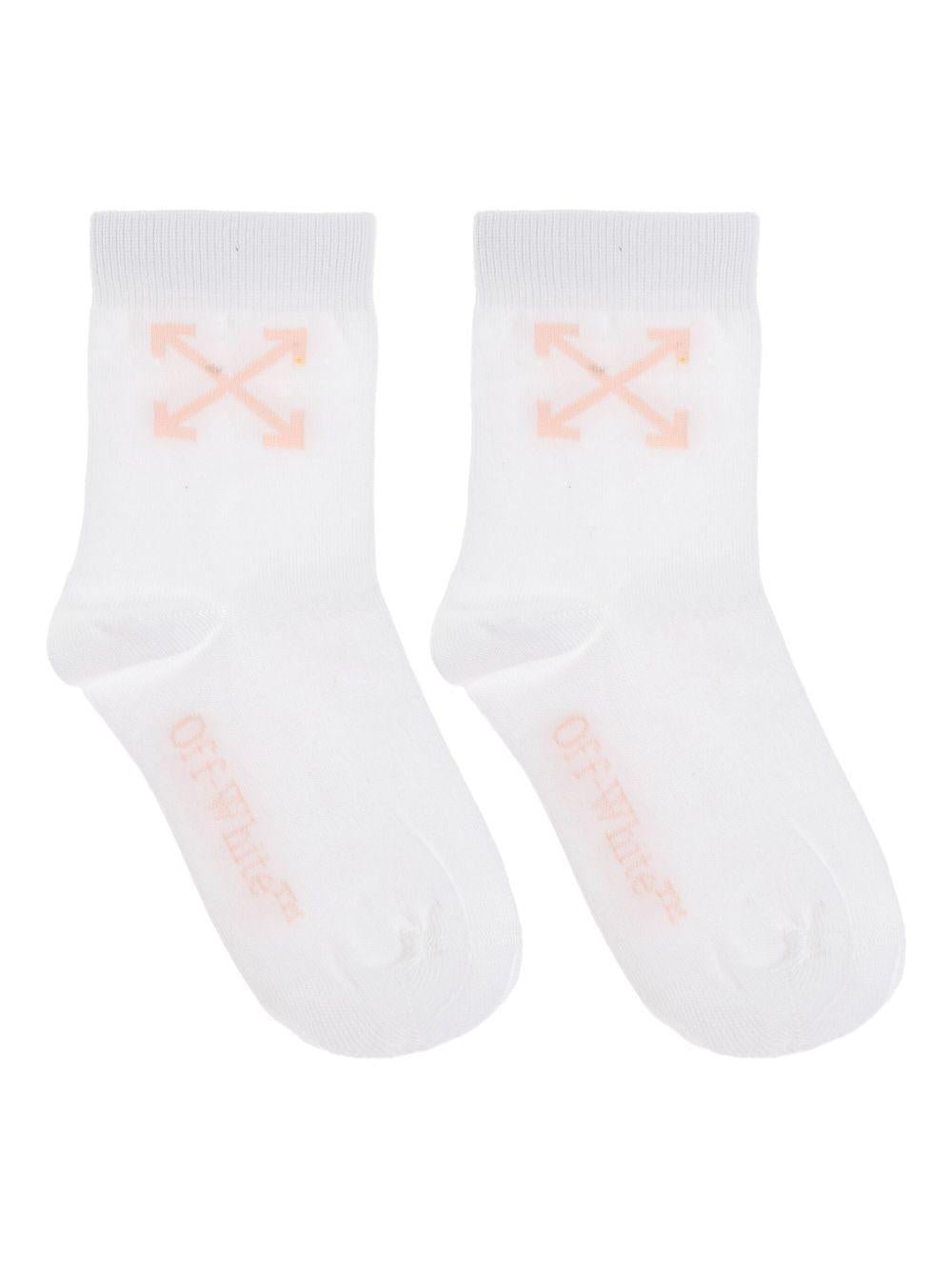 Off White Kids calzini con logo - Ninna Nanna