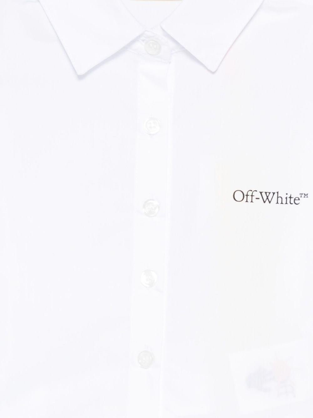 Off White Kids camicia crop - Ninna Nanna