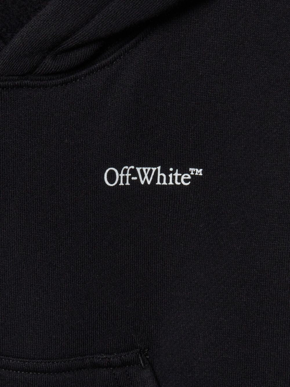 Off White Kids felpa con cappuccio - Ninna Nanna