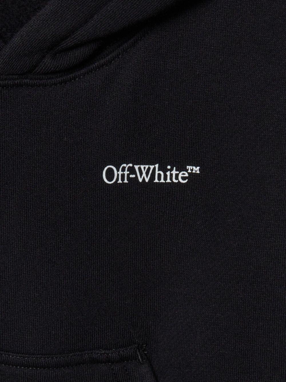 Off White Kids felpa con cappuccio - Ninna Nanna