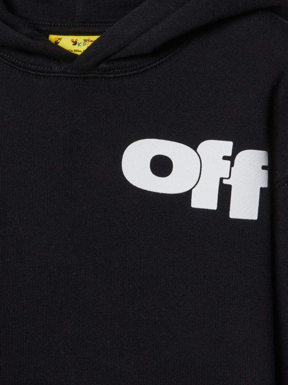 Off White Kids felpa con cappuccio - Ninna Nanna