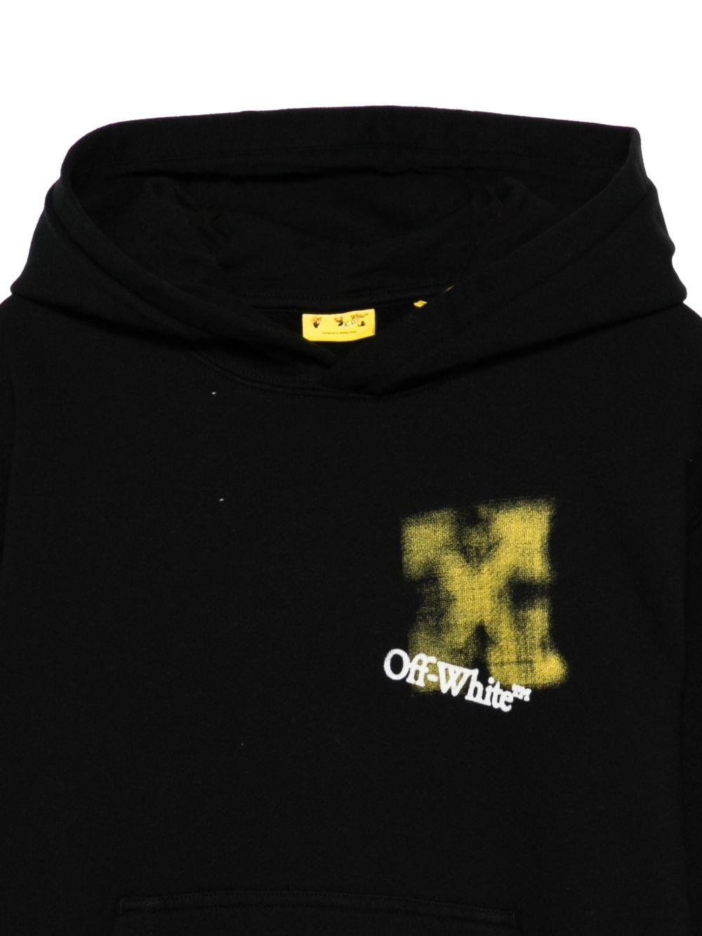 Off White Kids felpa con cappuccio - Ninna Nanna