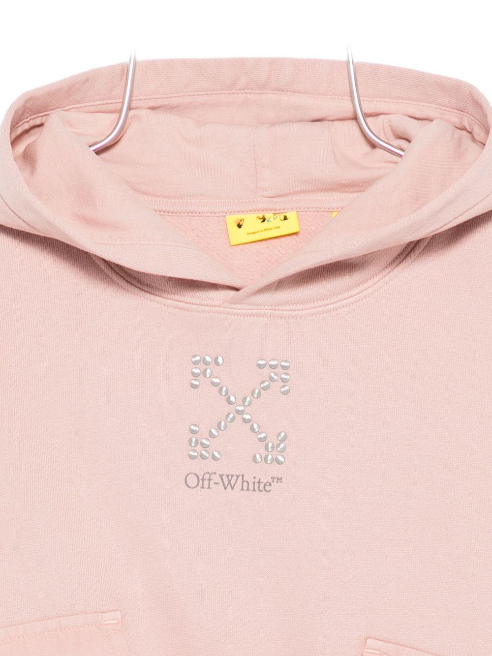Off White Kids felpa crop - Ninna Nanna