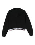 Off - White Kids felpa crop - Ninna Nanna