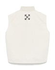 Off White Kids gilet con logo - Ninna Nanna