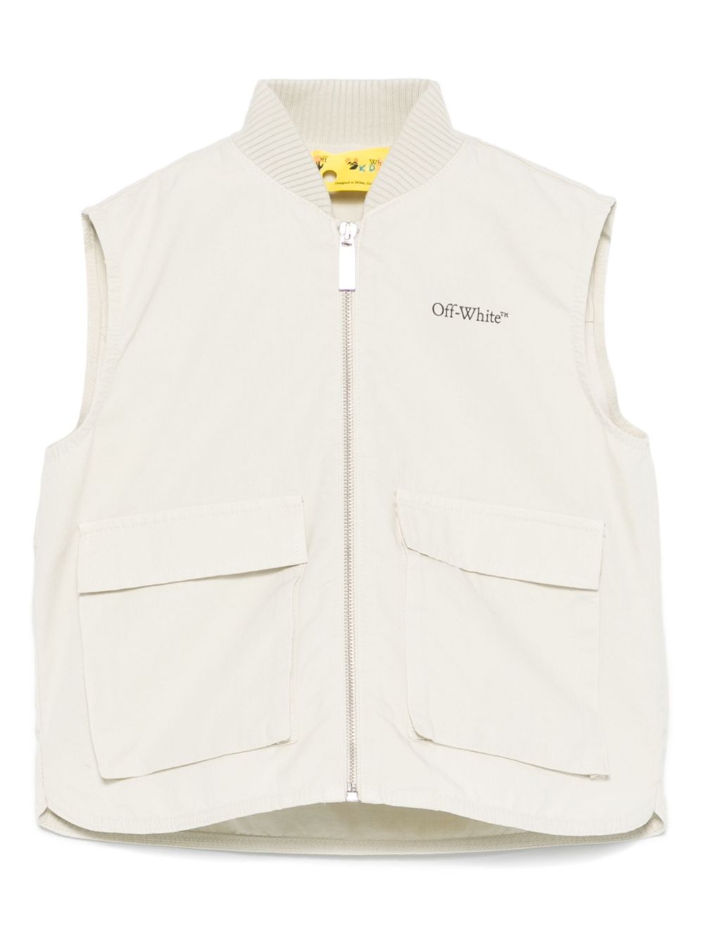 Off White Kids gilet con logo - Ninna Nanna