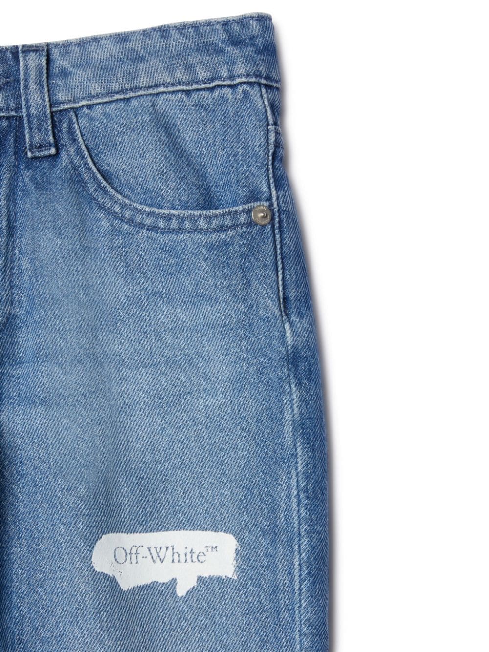 Off - White Kids jeans dritti - Ninna Nanna