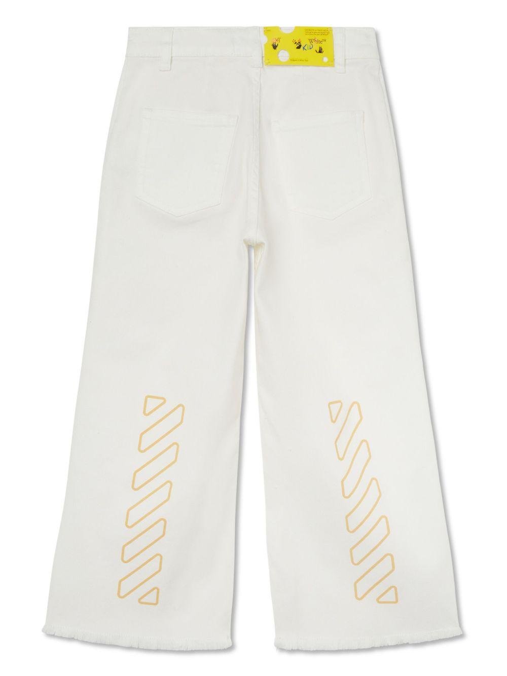 Off White Kids jeans larghi - Ninna Nanna