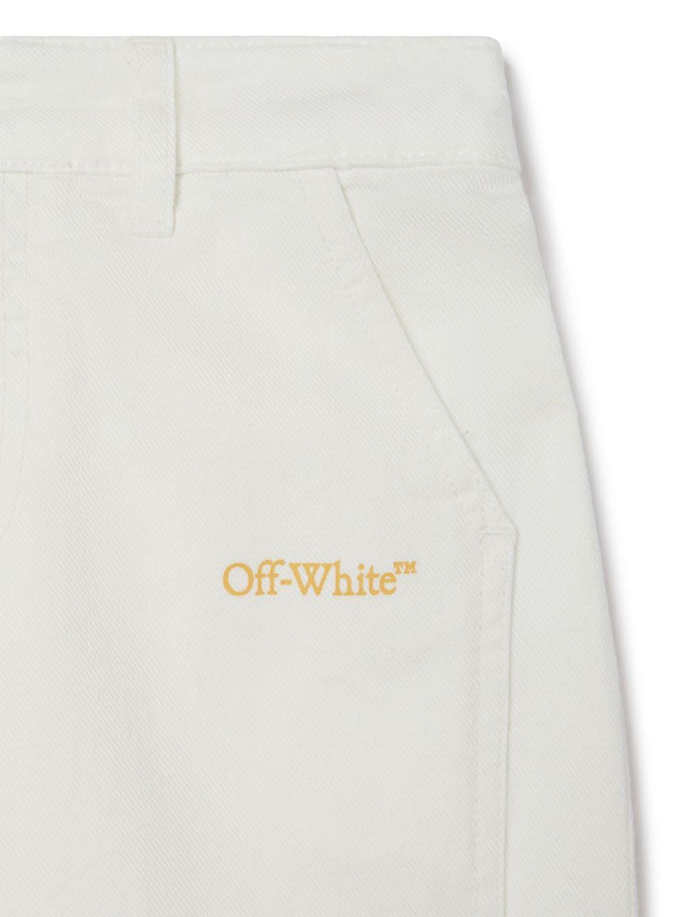 Off White Kids jeans larghi - Ninna Nanna