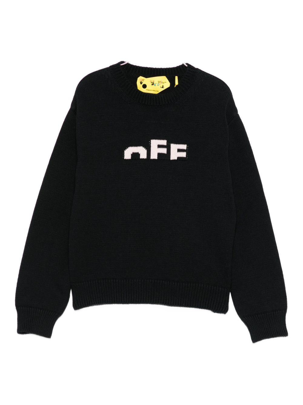Off - White Kids maglione con logo - Ninna Nanna