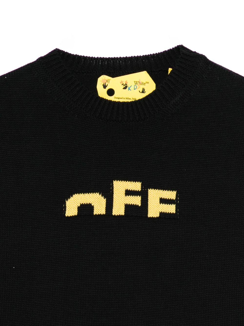 Off White Kids maglione con logo - Ninna Nanna