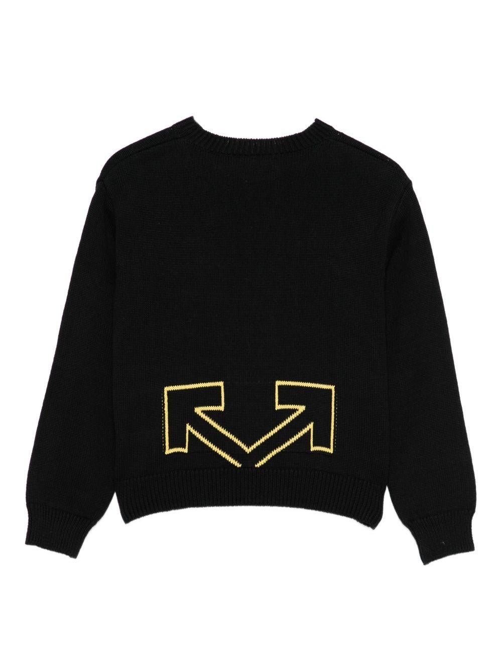 Off White Kids maglione con logo - Ninna Nanna