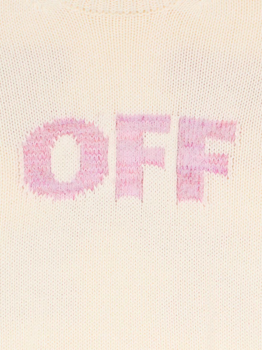 Off White Kids maglione con logo - Ninna Nanna