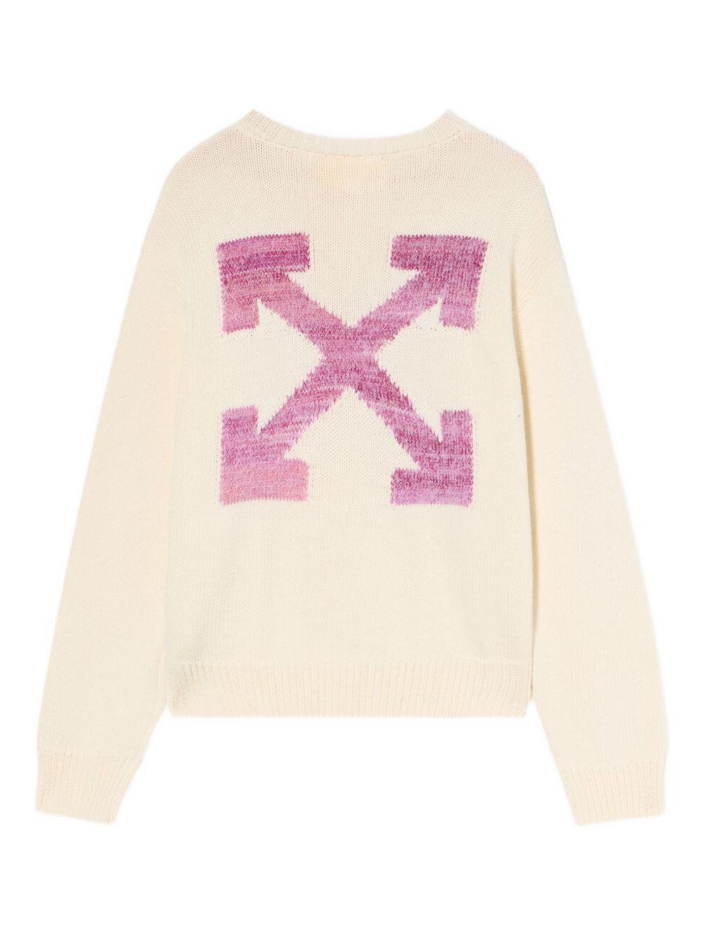Off White Kids maglione con logo - Ninna Nanna