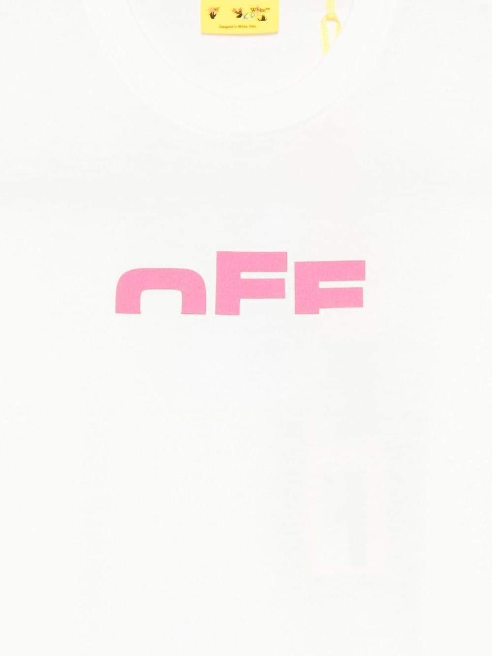 Off White Kids t-shirt con logo - Ninna Nanna