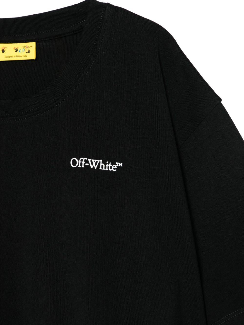 Off White Kids t-shirt crop - Ninna Nanna