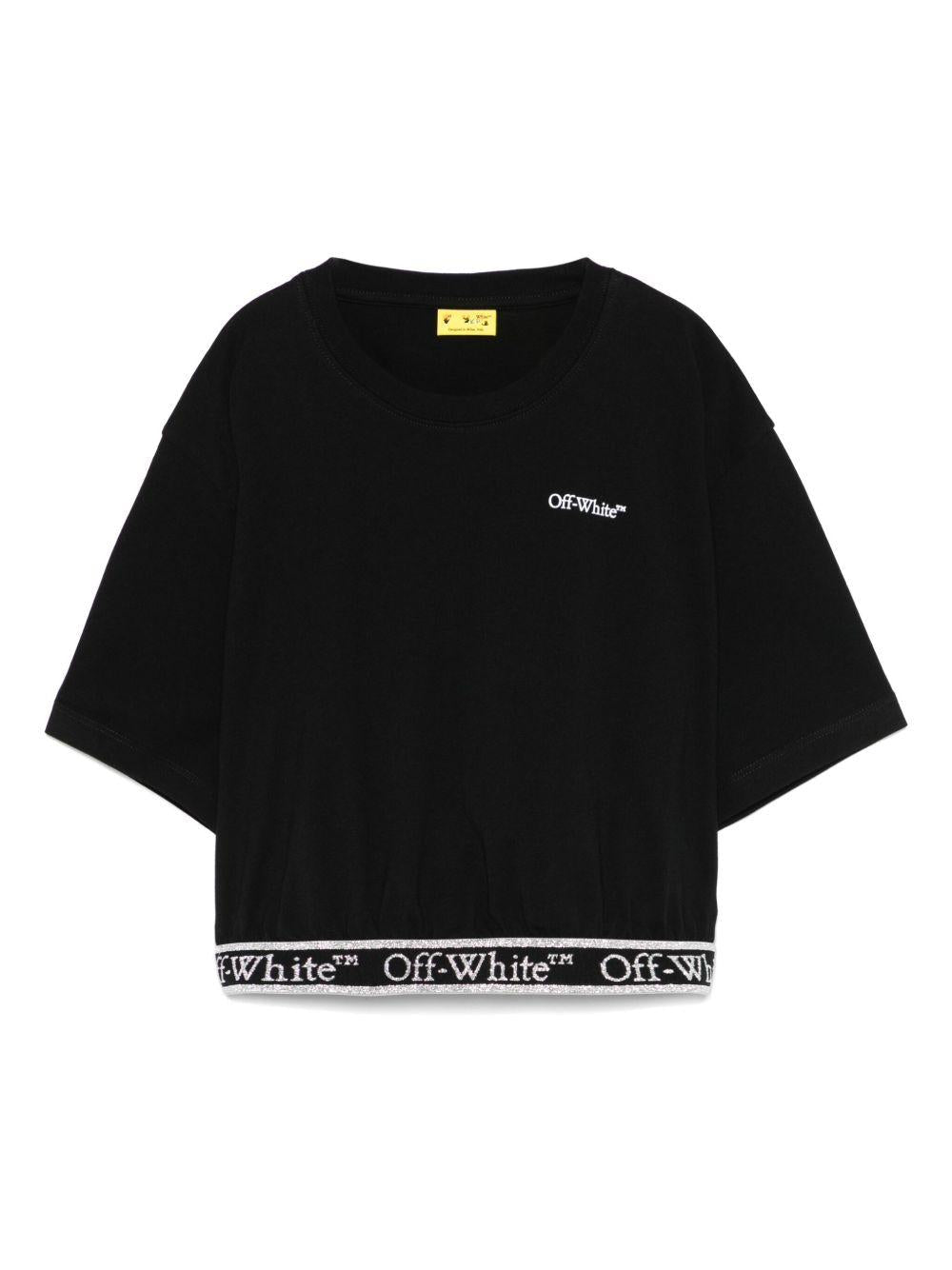Off White Kids t-shirt crop - Ninna Nanna