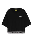 Off White Kids t-shirt crop - Ninna Nanna