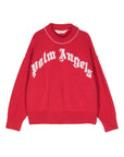 Palm Angels Kids maglione con logo - Ninna Nanna