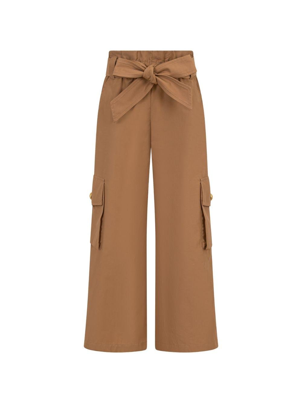 Pantaloni per bambina Balmain Kids con fiocco - Ninna Nanna