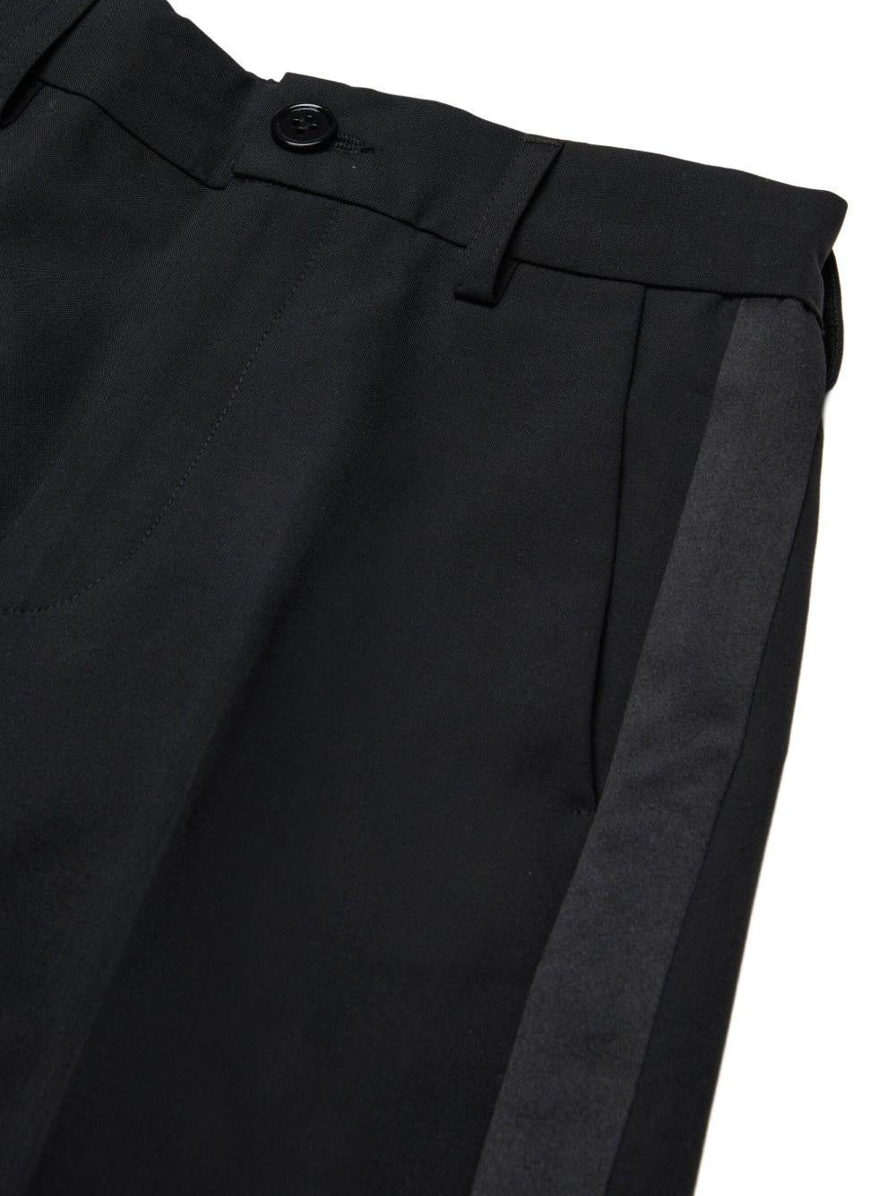 Pantaloni per bambina Maison Margiela Kids con bande - Ninna Nanna