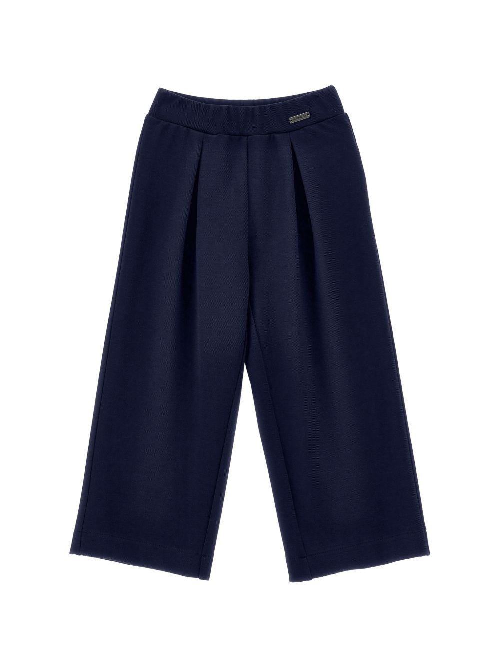 Pantaloni per bambina Monnalisa a gamba ampia - Ninna Nanna