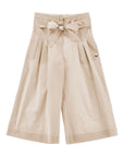 Pantaloni per bambina Monnalisa con pieghe - Ninna Nanna