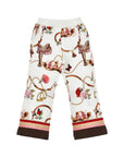 Pantaloni per bambina Monnalisa con stampa - Ninna Nanna
