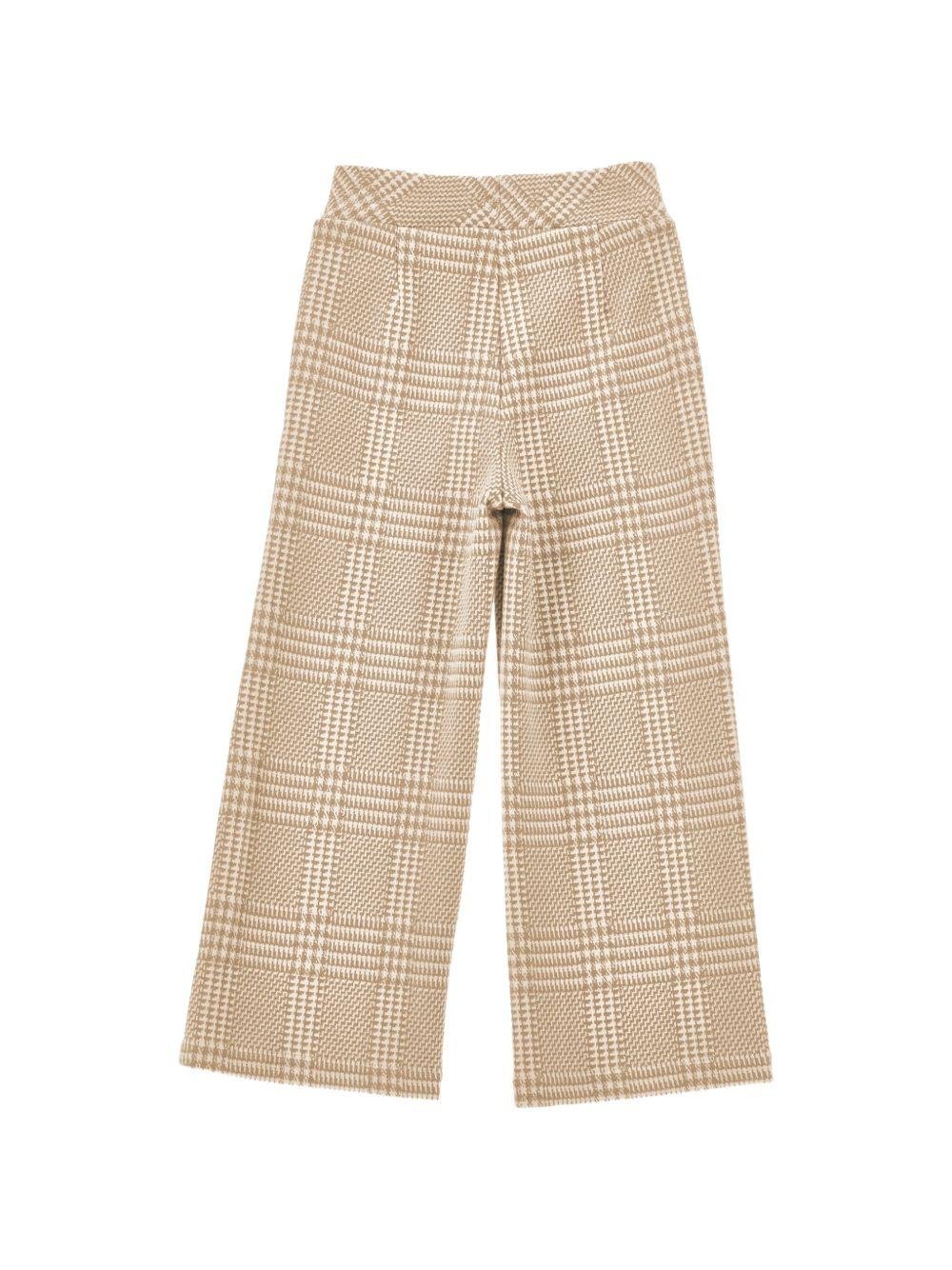 Pantaloni per bambina Monnalisa pied de poule - Ninna Nanna