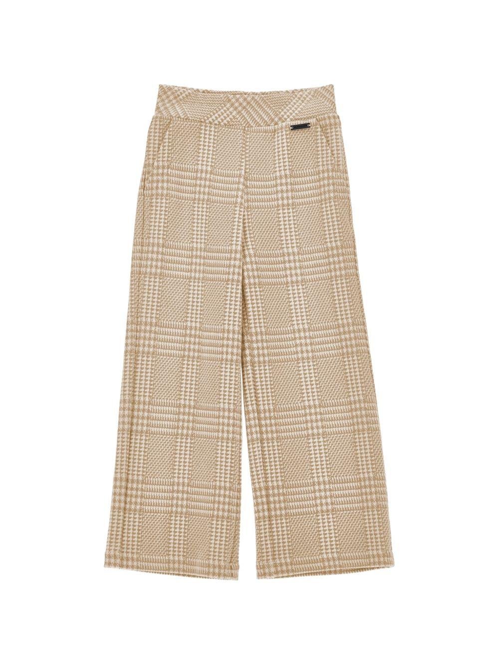 Pantaloni per bambina Monnalisa pied de poule - Ninna Nanna