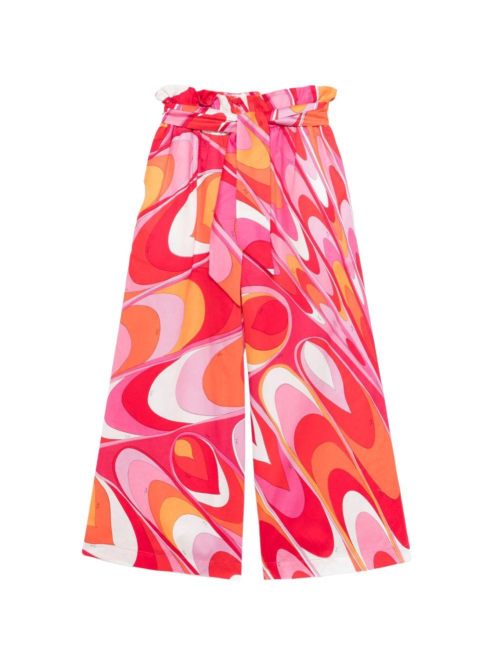 Pantaloni per bambina Pucci Junior con stampa - Ninna Nanna