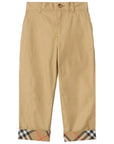 Pantaloni per bambino Burberry Kids con risvoltino - Ninna Nanna