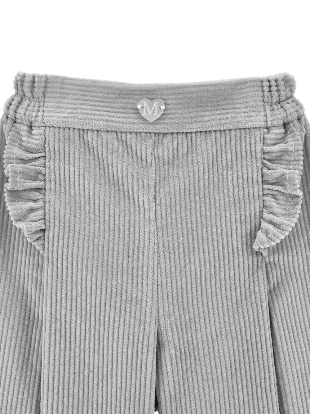 Pantaloni per neonata Monnalisa in velluto - Ninna Nanna