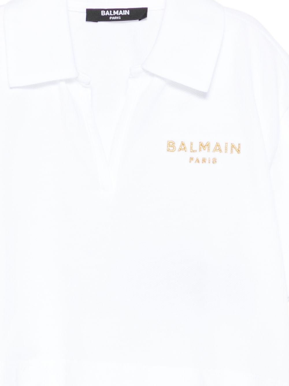 Polo per bambina Balmain Kids crop - Ninna Nanna