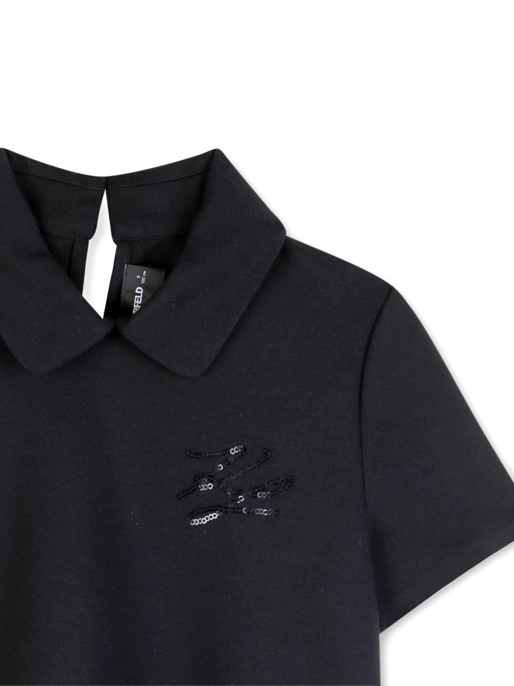 Polo per bambina Karl Lagerfeld Kids con logo - Ninna Nanna