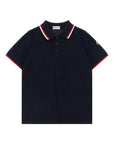 Polo per bambino Moncler Enfant tricolore - Ninna Nanna