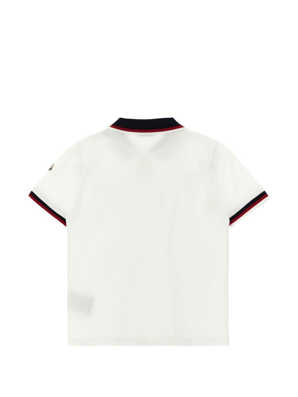 Polo per bambino Moncler Enfant tricolore - Ninna Nanna