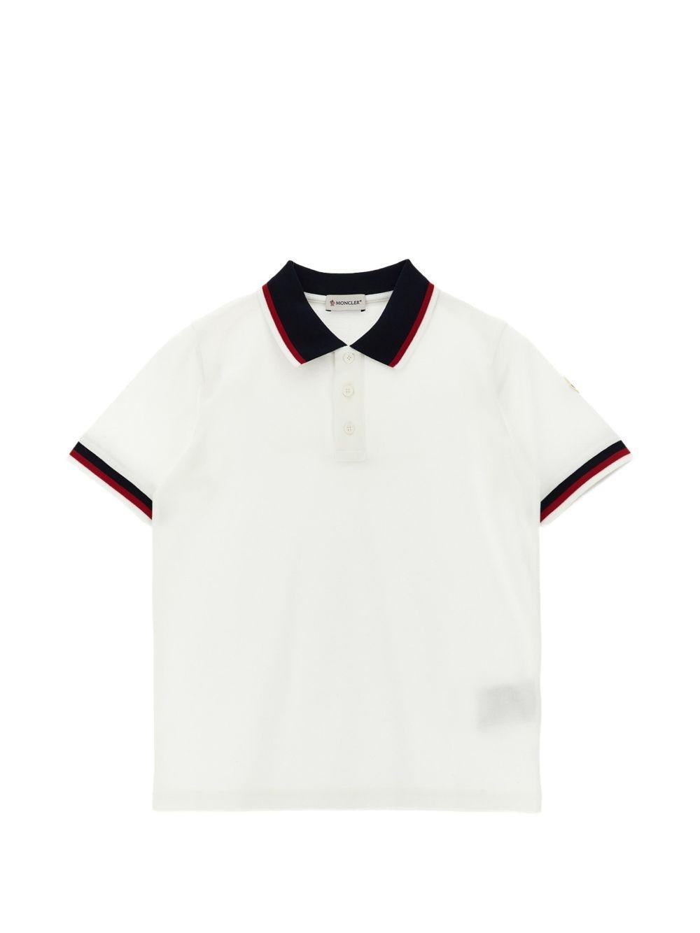 Polo per bambino Moncler Enfant tricolore - Ninna Nanna